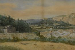 *Local Interest - H. Bayfield (19th/20th Century, British), watercolour, A view towards Whitbarrow