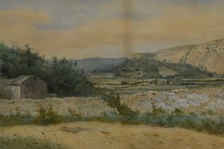 *Local Interest - H. Bayfield (19th/20th Century, British), watercolour, A view towards Whitbarrow