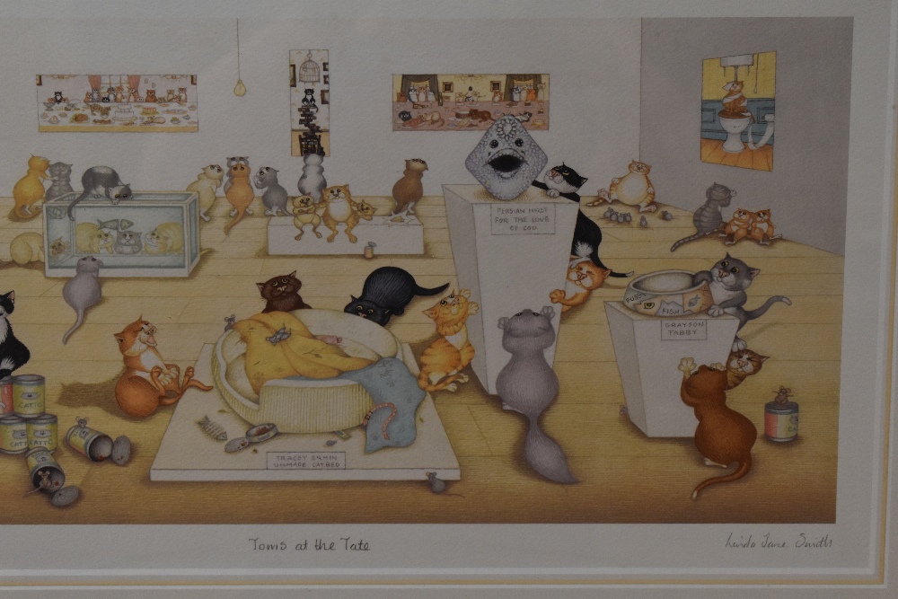 Linda Jane Smith (20th Century, British), Two giclee prints, 'Tom's at the Tate' and 'Tis a Dog's - Bild 5 aus 5