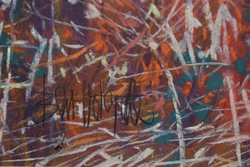 Ben Holgate (Contemporary, British), pastel, 'Ashton Fields, Lancaster', signed to the lower left, - Bild 3 aus 4