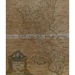 After Robert Morden (1650-1703, British cartographer), two hand-coloured antiquarian maps