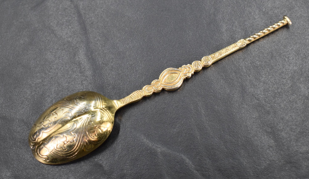 A set of twelve early 20th century silver spoons, replicating the Anointing Spoon used as part of - Image 3 of 3