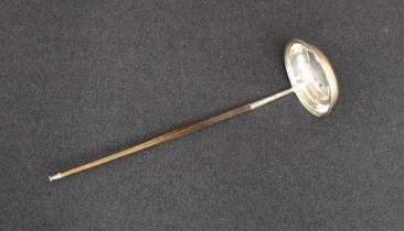 A Georgian white metal and Baleen toddy ladle of traditional form, approx. 29cm