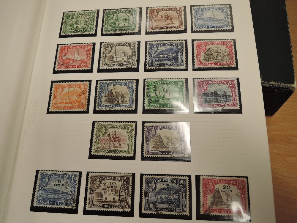 BRITISH COMMONWEALTH GVI ERA FINE USED COLLECTION COUNTRIES A-C IN ALBUM Plymouth album with fin - Image 3 of 9