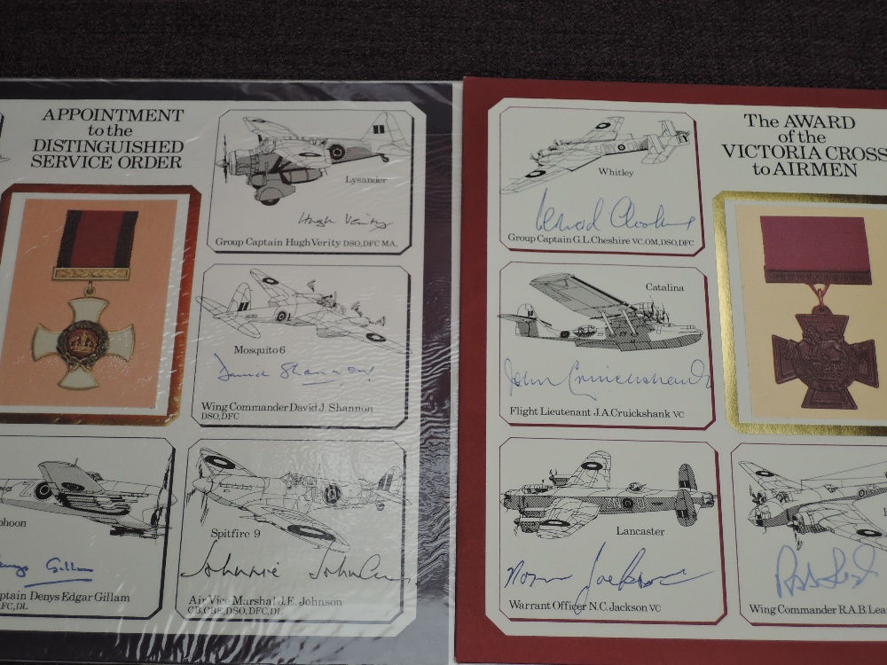 JERSEY 9 x RAF (DM) Flown Gallantry Medal Awards Autographed Covers, Limited Editions, signed by - Image 7 of 8