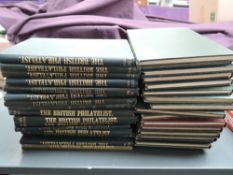 COLLECTION OF 30+ THE BRITISH PHILATELIST BOOKS DATING 1910-40's Monthly publications entitled