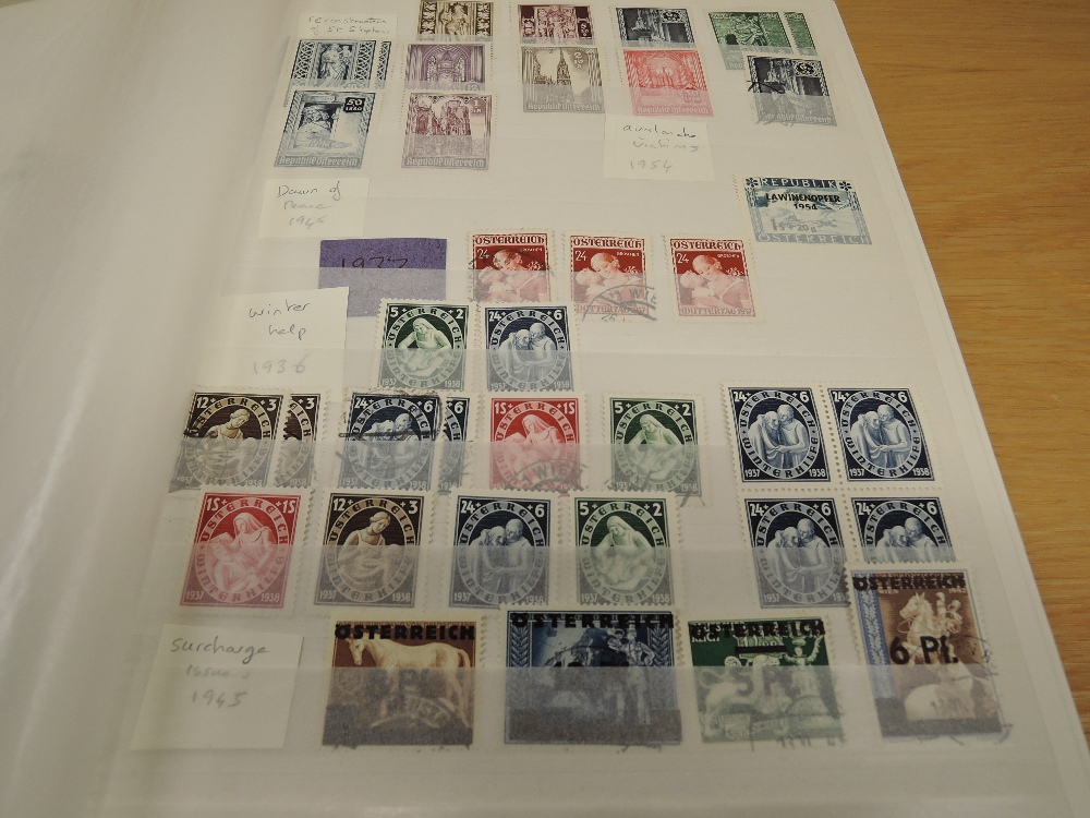 AUSTRIA - MINT & USED STAMP COLLECTION FILLING 64 PAGE STOCKBOOK, ALL ERAS Well filled 64 page - Image 4 of 7