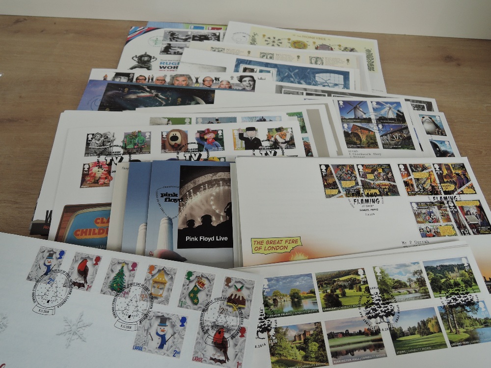 GB 2014 to 2017 COLLECTION OF COMMEMORATIVE FIRST DAY COVERS x 69 Beautiful run of commemorative