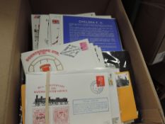 GB - BOX OF FIRST DAY COVERS AND EVENT COVERS 1970's ONWARDS Box with several hundred first day