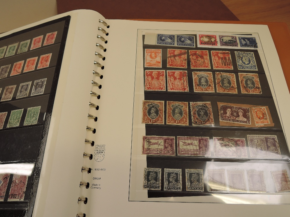 BRITISH COMMONWEALTH MINT AND USED COLLECTION ALL CHIEFLY GVI OR EARLIER Lindner album with slip - Image 6 of 6