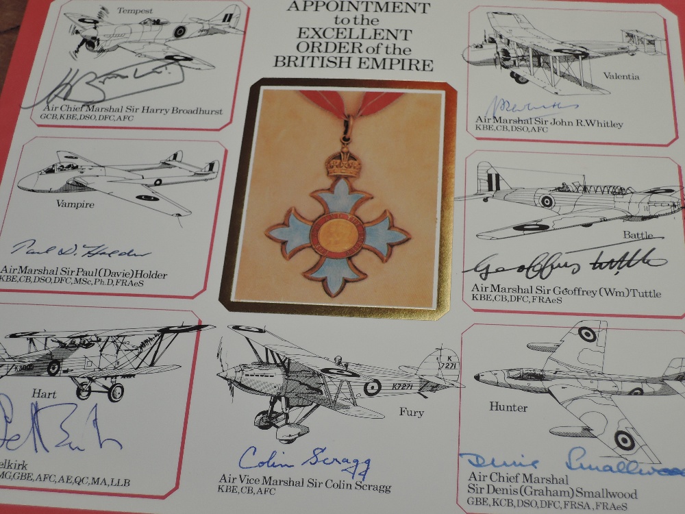 JERSEY 9 x RAF (DM) Flown Gallantry Medal Awards Autographed Covers, Limited Editions, signed by - Image 3 of 8
