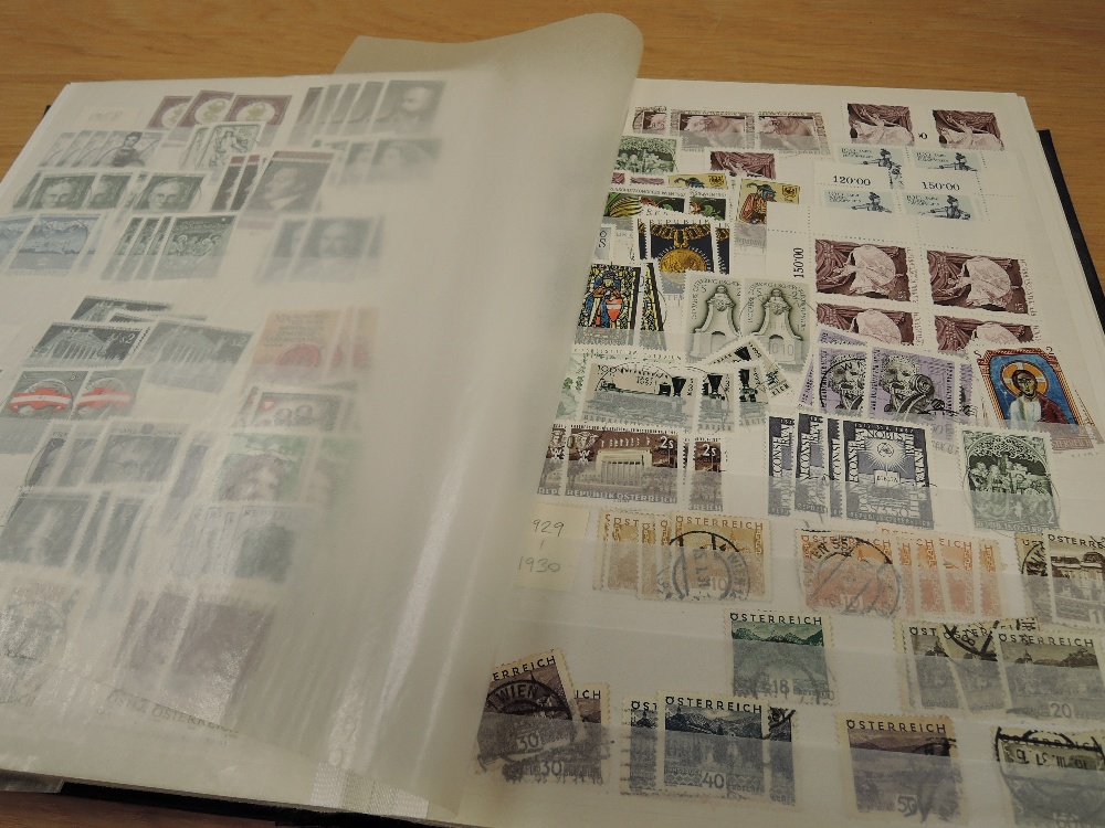 AUSTRIA - MINT & USED STAMP COLLECTION FILLING 64 PAGE STOCKBOOK, ALL ERAS Well filled 64 page - Image 5 of 7