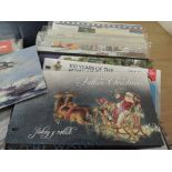 ISLE OF MAN BOX OF APX 250 PRESENTATION PACKS IN ALBUMS & LOOSE 5 albums full of presentation