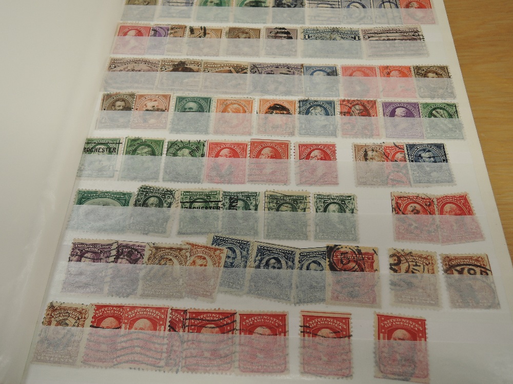 USA - ALL ERAS STAMP COLLECTION FILLING 64 PAGE STOCKBOOK CHIEFLY USED 64 page stockbook, approx 3/4 - Image 3 of 7