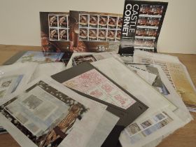 GUERNSEY MASS OF PACKETS OF MODERN MNH SETS, MINI SHEETS ETC Hundreds of pounds in face in various