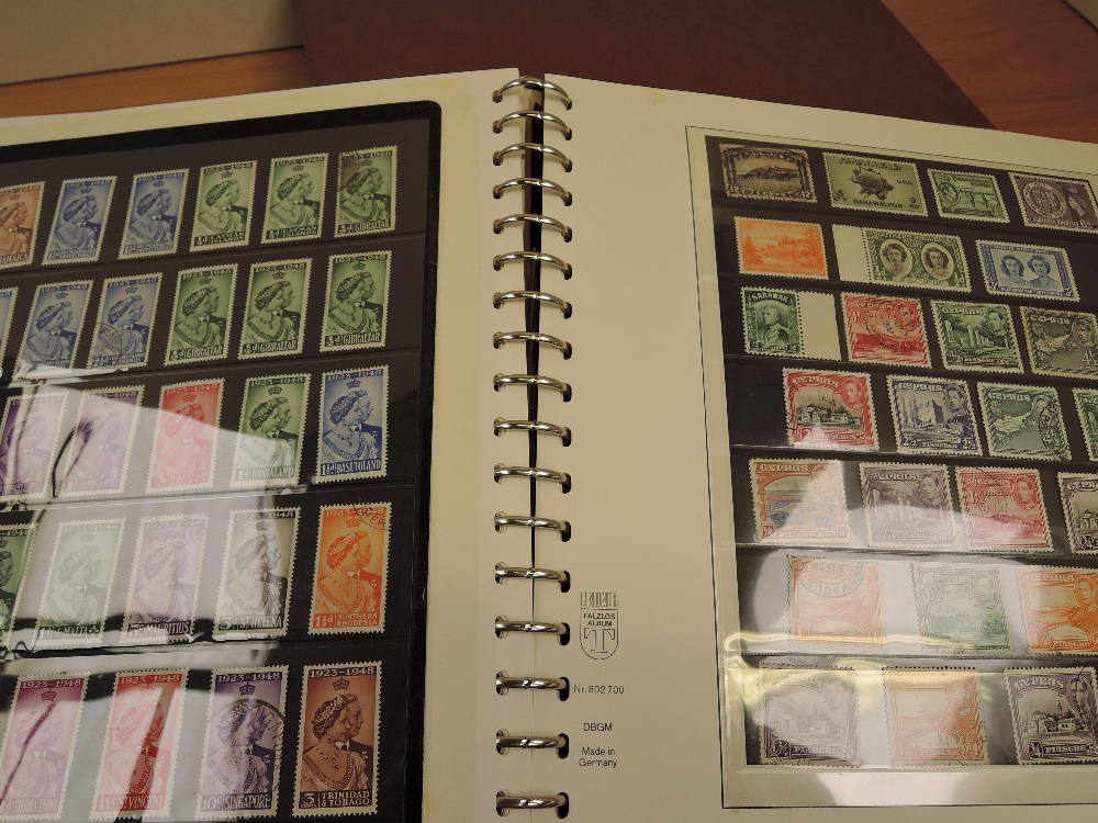 BRITISH COMMONWEALTH MINT AND USED COLLECTION ALL CHIEFLY GVI OR EARLIER Lindner album with slip - Image 4 of 6