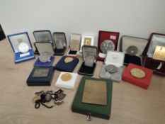 COLLECTION OF THE PHILATELIC MEDALS AWARDED TO FRANK CHADWICK INC SILVER TAPLING MEDAL 1967 A