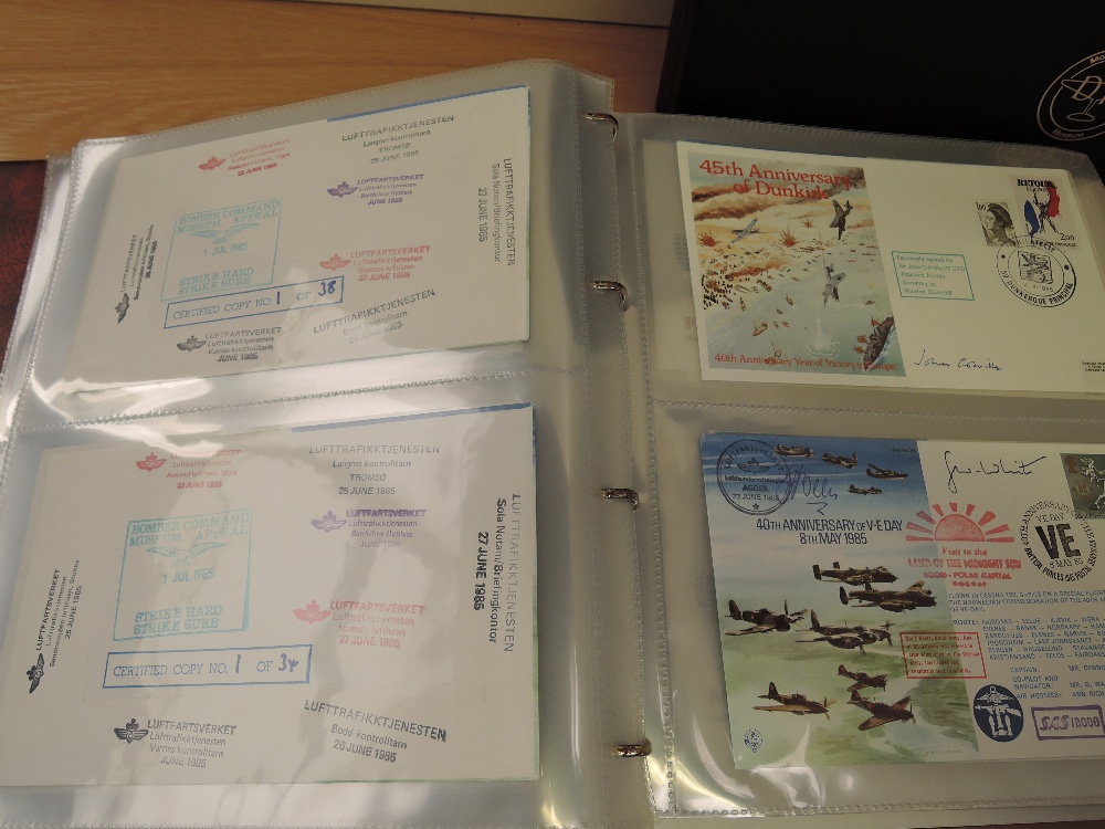 COLLECTION OF APX 150 SIGNED MILITARY COVERS, GB, Ci's + SOME WORLD Fine collection of military - Image 4 of 9