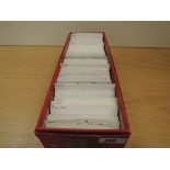 JAPAN UNMOUNTED MINT COLLECTION IN SEVERAL HUNDRED PACKETS. Long box with several hundred packets of