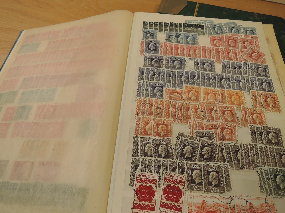 NORWAY, STAMP COLLECTION IN 2 STOCKBOOKS, ALL ERAS MINT AND USED Couple of stockbooks, with good and - Image 3 of 6