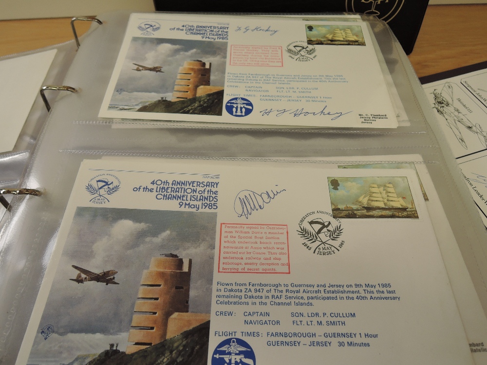 COLLECTION OF APX 150 SIGNED MILITARY COVERS, GB, Ci's + SOME WORLD Fine collection of military - Image 2 of 9