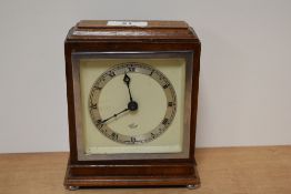 A 1930s mahogany cased 'Elliot' mantel clock.