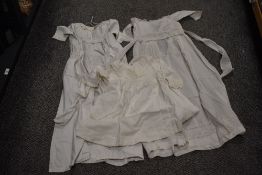 Three early 20th century babies gowns.