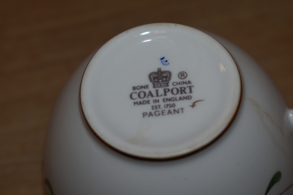 A selection of Coalport 'Pageant' breakfast cups, saucers, dinner plates, jug, sugar basin and - Image 2 of 2