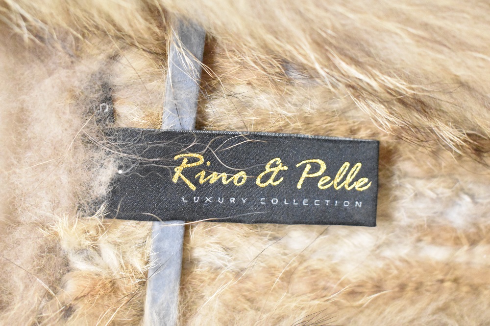 A Rino and Pelle Rabbit and racoon fur gilet. - Image 2 of 2