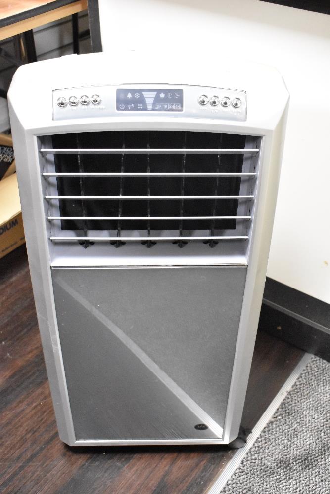 An air conditioning unit.