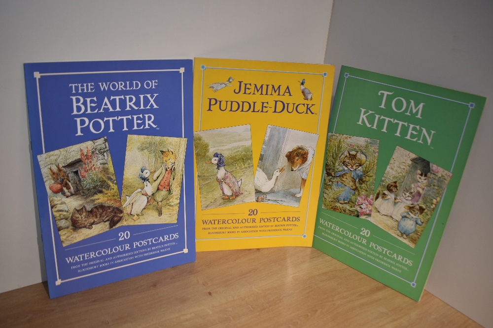 Beatrix Potter. Three issues from the 20 Watercolour Postcards series. The World of Beatrix