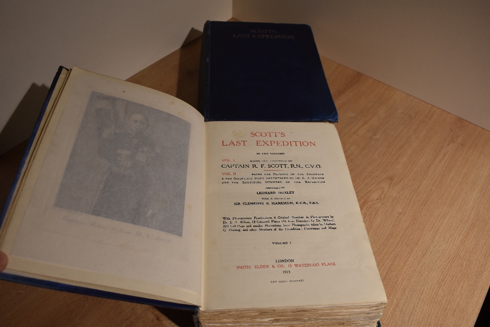 Polar Travel. Huxley, Leonard (ed.) - Scott's Last Expedition. London: Smith, Elder & Co., 1913. - Image 2 of 4