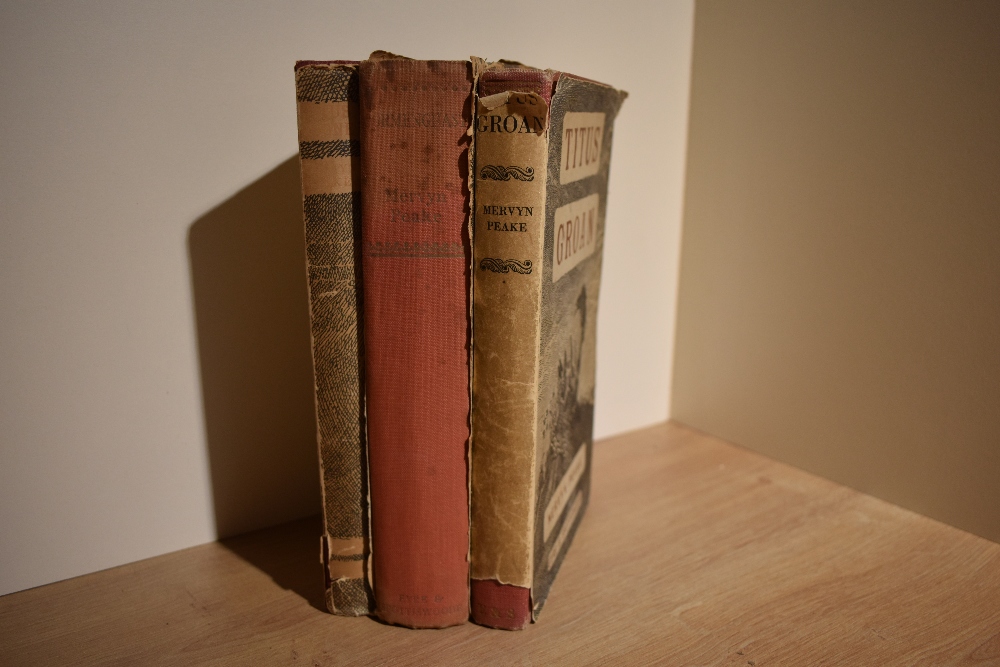Literature. Peake, Mervyn - Gormenghast Trilogy. Three volumes - Titus Groan (1946, 1st); - Image 2 of 5