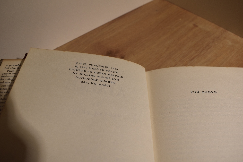 Literature. Peake, Mervyn - Gormenghast Trilogy. Three volumes - Titus Groan (1946, 1st); - Image 5 of 5