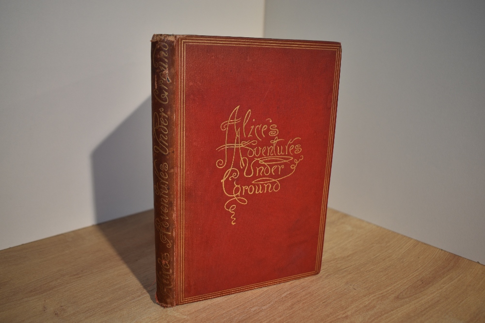 Literature. Carroll, Lewis - Alice's Adventures Under Ground. London: Macmillan and Co. 1886.