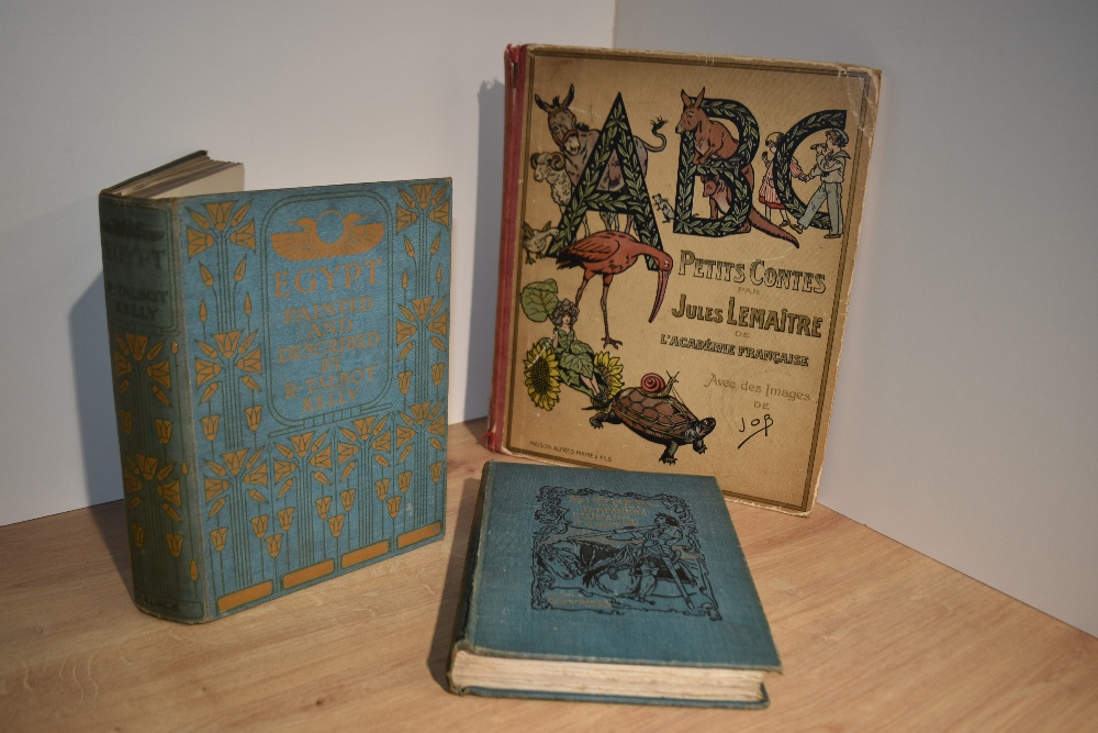 Illustrated Books. Three titles: Lemaitre, Jules - A B C Petits Contes. Tours: Maison Alfred Mame Et