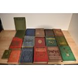 Cloth-bound miscellany. Decorative bindings. Mainly literature and historical interest. (17)