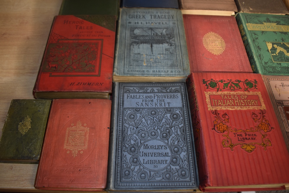 Cloth-bound miscellany. Decorative bindings. Mainly literature and historical interest. (17) - Image 3 of 4