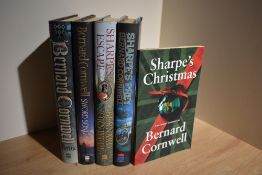 Literature. Bernard Cornwell. A small selection of novels. Includes: Sharpe's Christmas (2003),