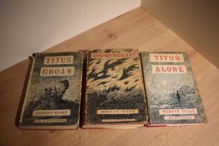 Literature. Peake, Mervyn - Gormenghast Trilogy. Three volumes - Titus Groan (1946, 1st);