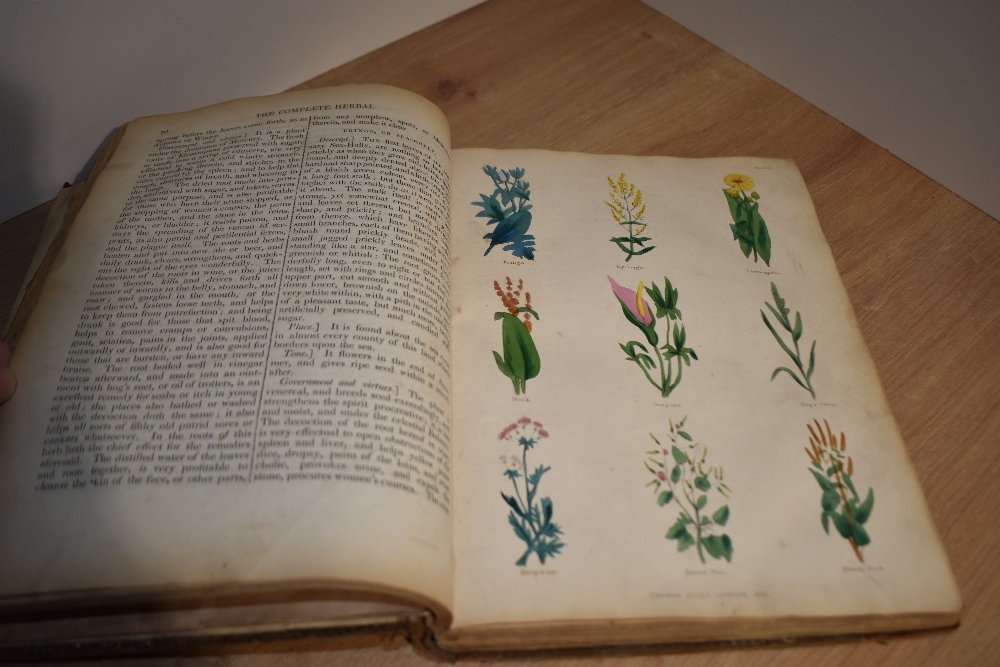 Antiquarian. Natural History. Culpeper, Nicholas - The Complete Herbal, &c. London: Thomas Kelly, - Image 4 of 4