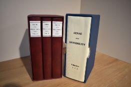 Jane Austen. Two facsimile reprints. Pride and Prejudice - 2004, British Library limited edition,