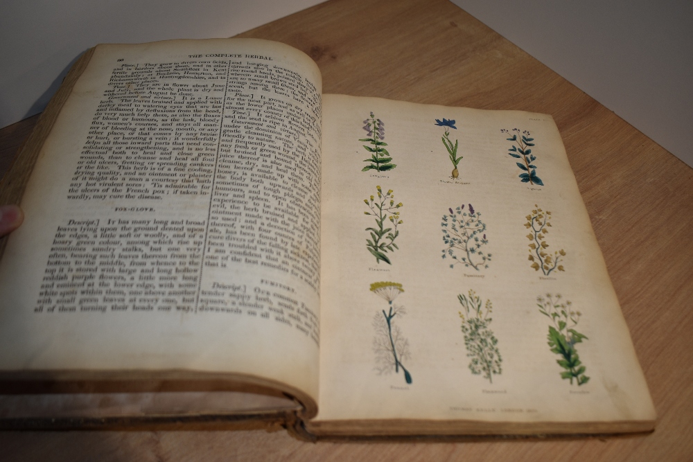 Antiquarian. Natural History. Culpeper, Nicholas - The Complete Herbal, &c. London: Thomas Kelly, - Image 3 of 4