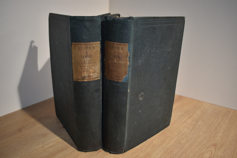 Science. Mill, John Stuart - A System of Logic. Ratiocinative and Inductive. In Two Volumes. London: