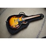 An Epiphone ES-339 hollow body electric guitar, serial number 18111501247, sold with TGI gig bag