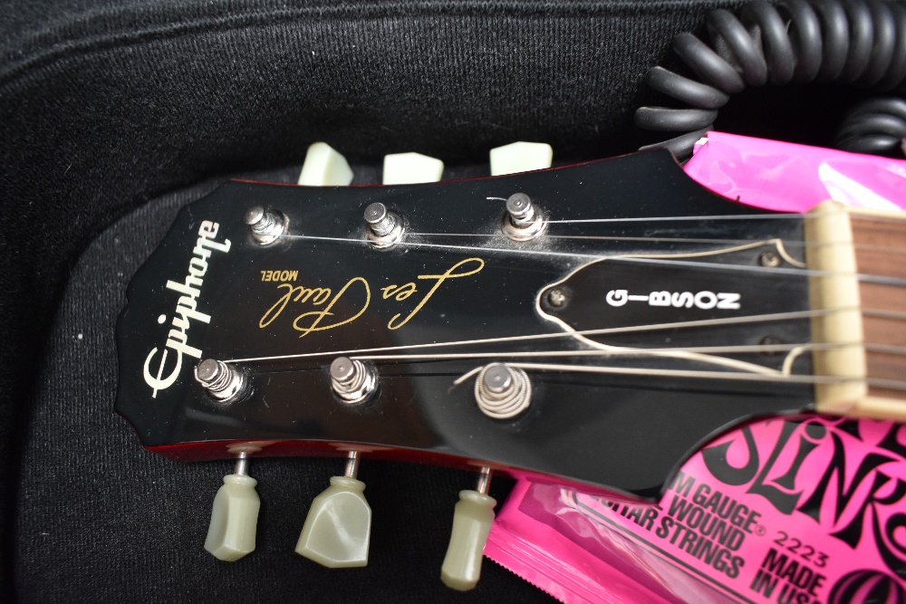 An Epiphone by Gibson Les Paul electric guitar, s/n B11016494(Czech Republic (Bohemia)January 2011) - Image 3 of 3