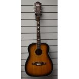 A Harmony Sovereign jumbo acoustic guitar, sunburst (This guitar forms part of the Olly Alcock