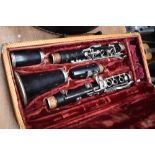 A vintage clarinet in Boosey and Hawkes case