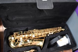 A Windsor alto saxophone with case, serial number 1605116