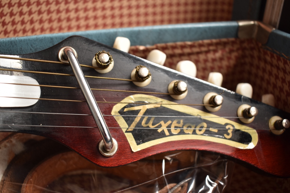 A vintage electric guitar, (Teisco) Tuxedo Three - Image 2 of 10